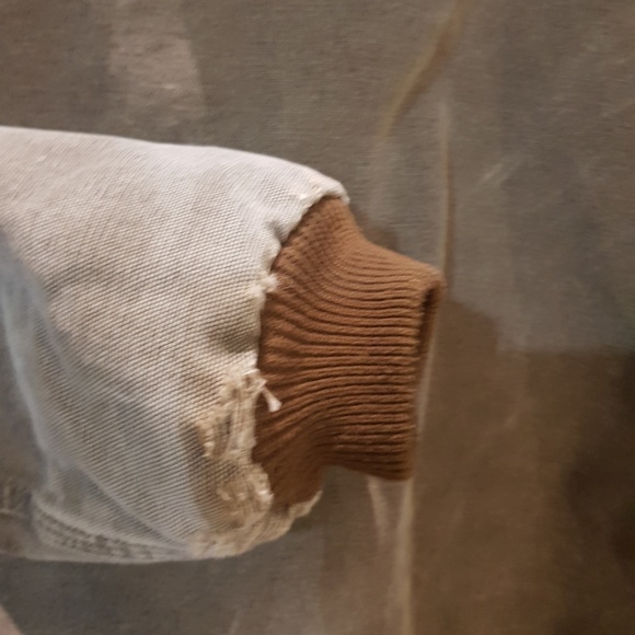 🚫SOLD🚫Vintage Carhartt Denim hoodie Jacket - Picture 4 of 6